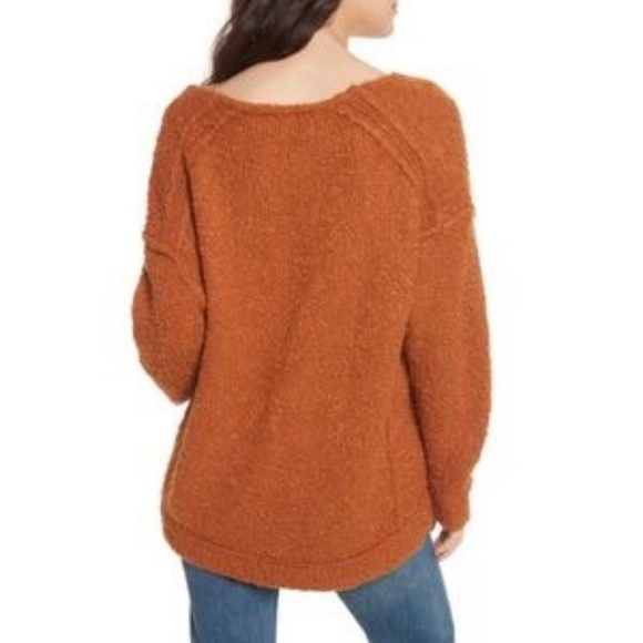 New Free People Lofty V-neck sweater - Picture 3 of 4